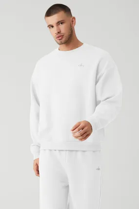 Accolade Crew Neck Pullover - White