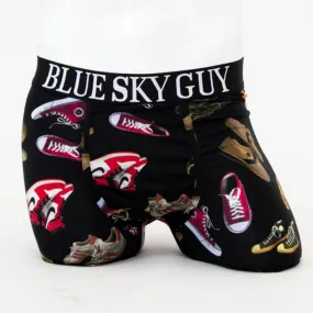 Blue Sky Middle Man Boxer Brief Black Sneaker