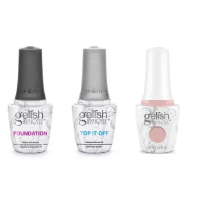 Gelish Combo - Base, Top & Tan My Hide