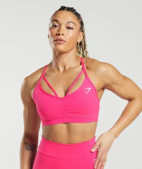 GS Power Sports Bra - Bright Fuchsia