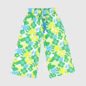 Multicolored Flowers Comfy Pants