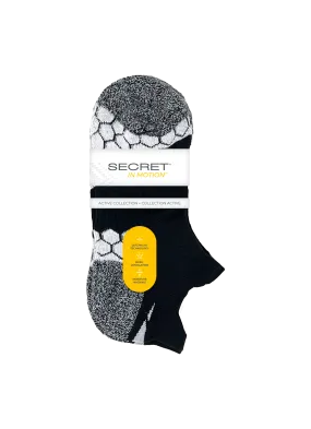 SECRET® In Motion™ Double Tab No Show - 3 Pairs