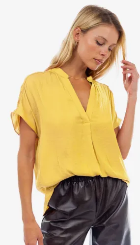 The Paige top-Gold yellow